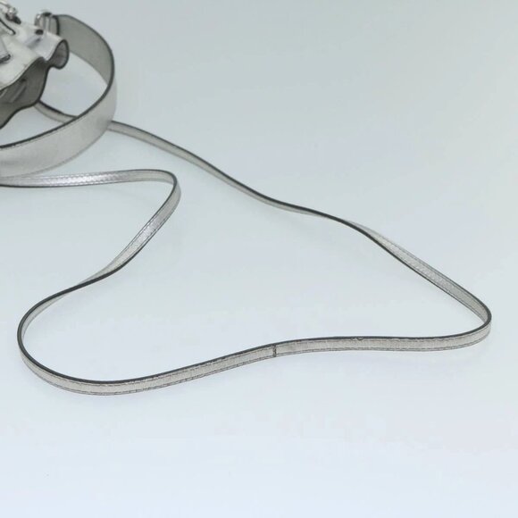 FENDI Zucca Canvas Montrezor Shoulder Bag Silver - Picture 8 of 16